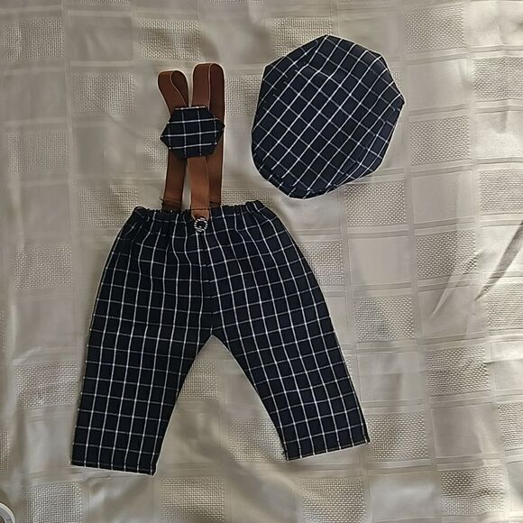 Carter's Baby Boy Newborn Bundle Oncies & Photo Shoot Outfit Navy Blue 3 Months - Picture 6 of 16
